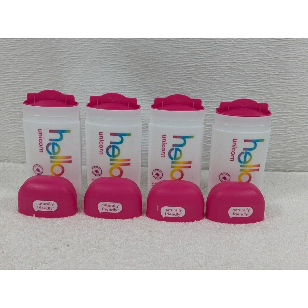 Hello - Deodorant with Shea Butter - Unicorn Aluminum Free - 4 pack